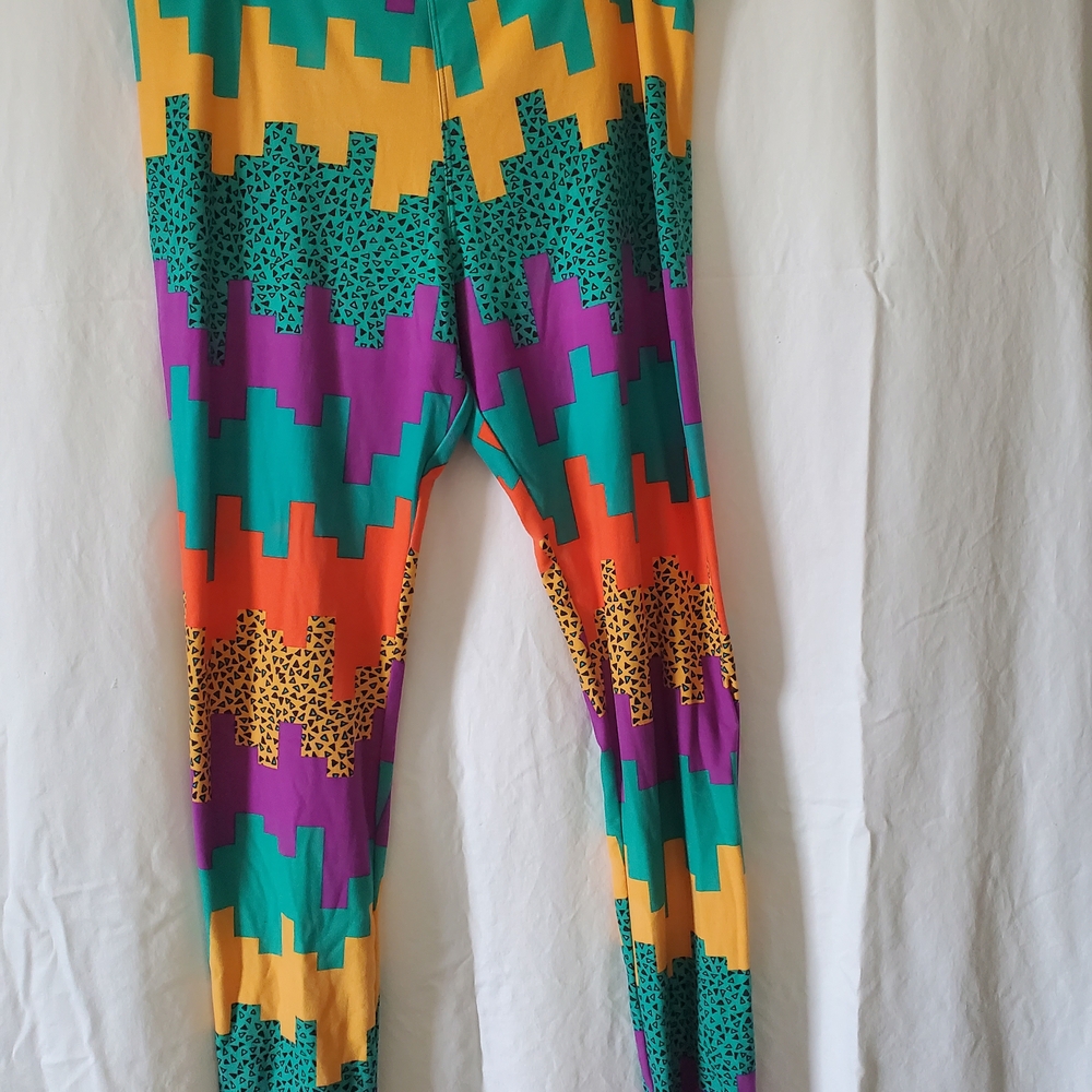 LuLaRoe Multicolor Geometric Leggings
